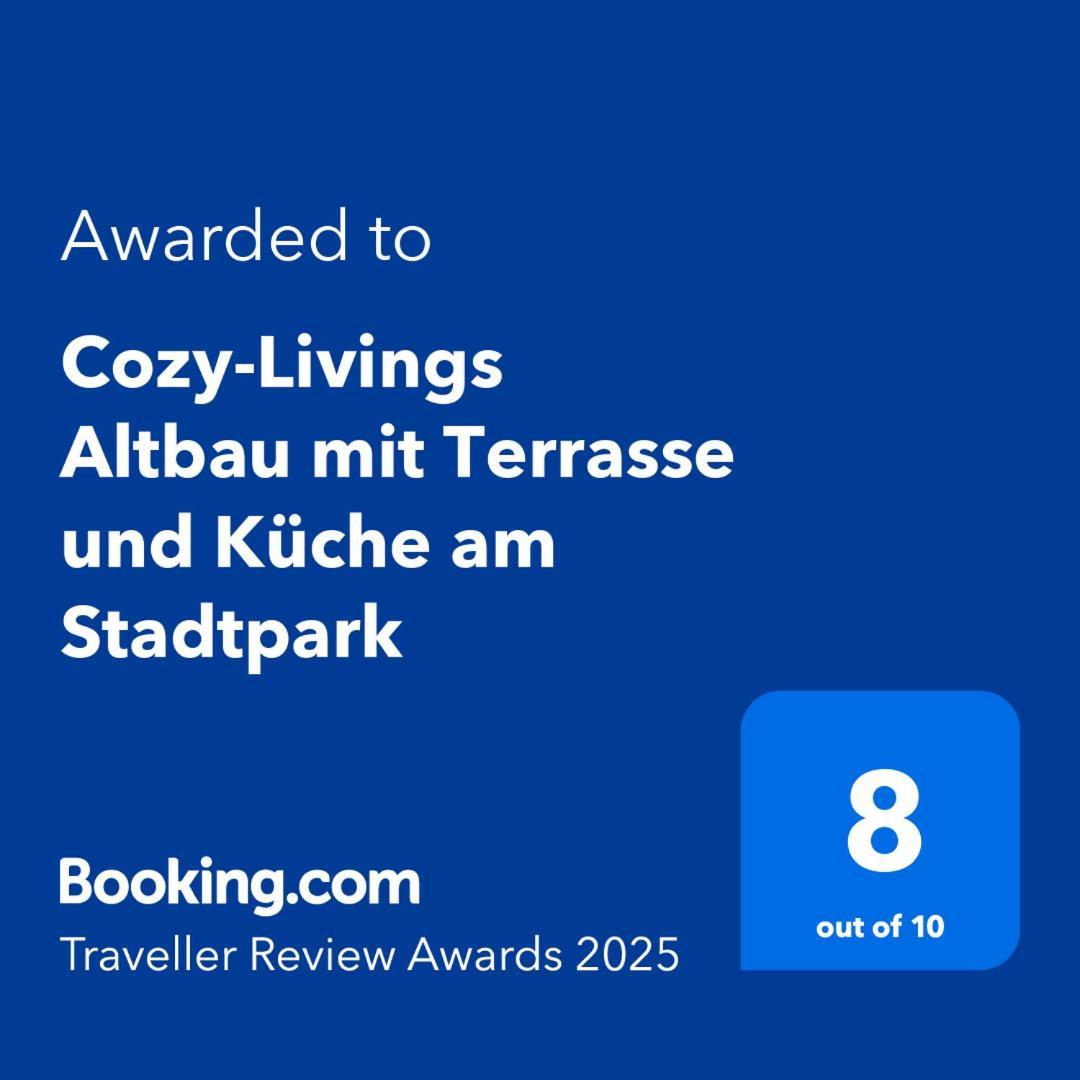 Cozy-Livings Altbau Mit Terrasse Und Kueche Am Stadtpark Bad Nauheim Esterno foto